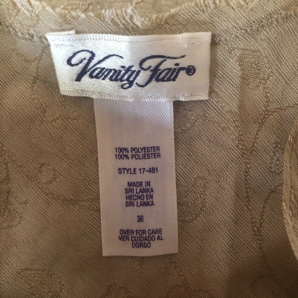 Women’s Vanity Fair Y2k sexy Lingerie camisole top - Picture 5 of 11
